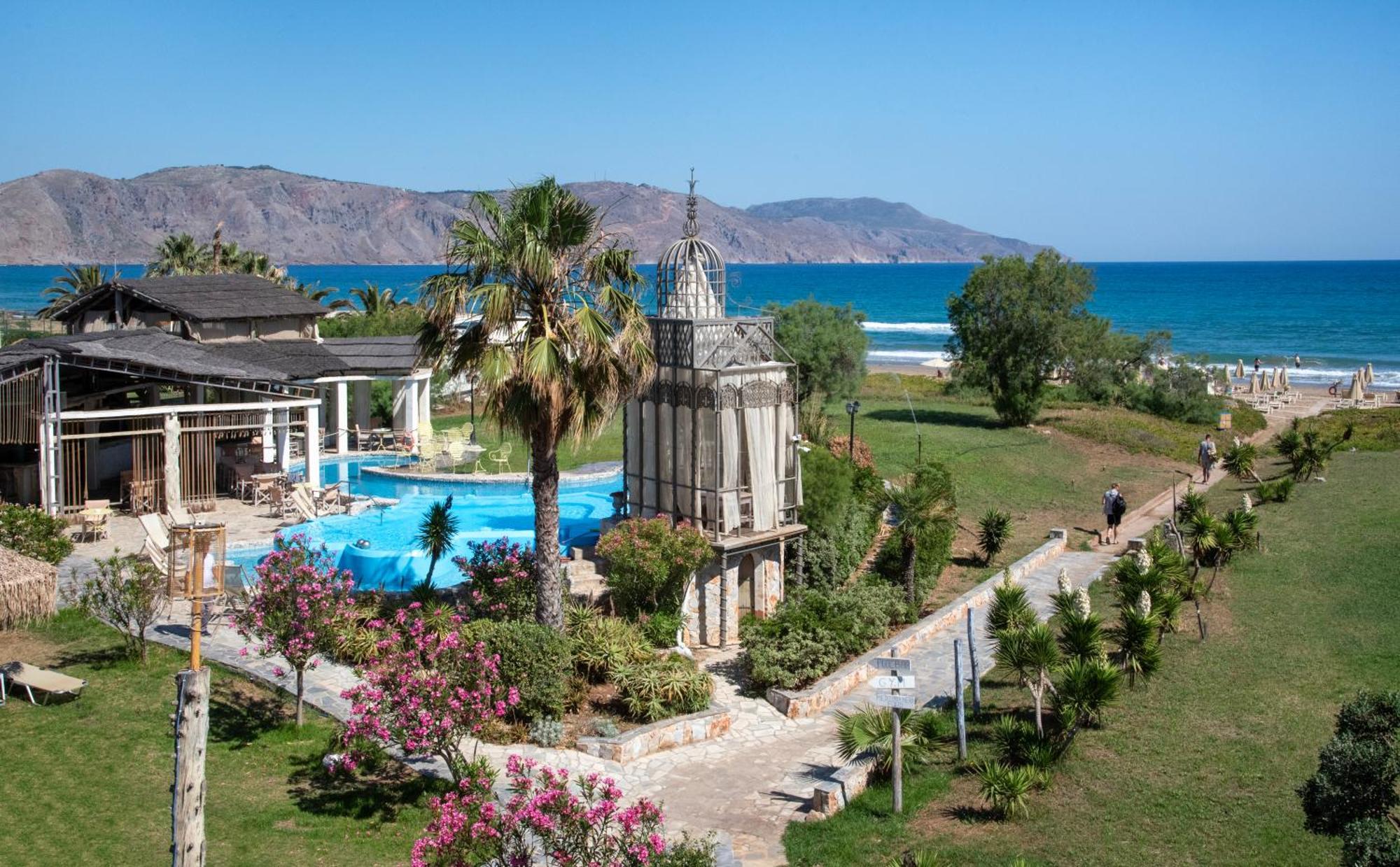 Orpheas Resort Hotel (Adults Only) Paralia Kourna Exteriör bild